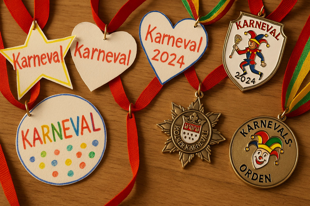 Ideen für Karnevalsorden: 10 kreative Vorschläge zum Basteln & Kaufen